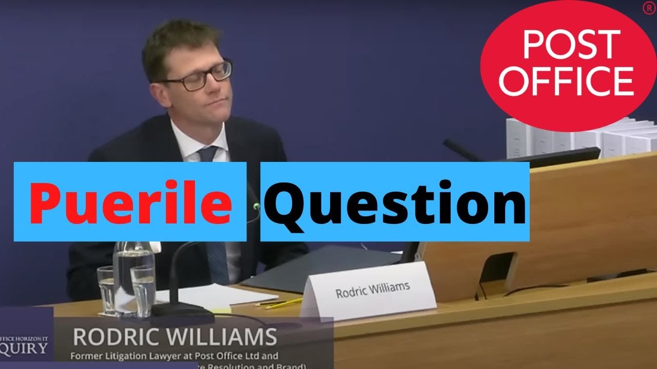 Post Office Lawyer Brands Journalist's Question 'Puerile'