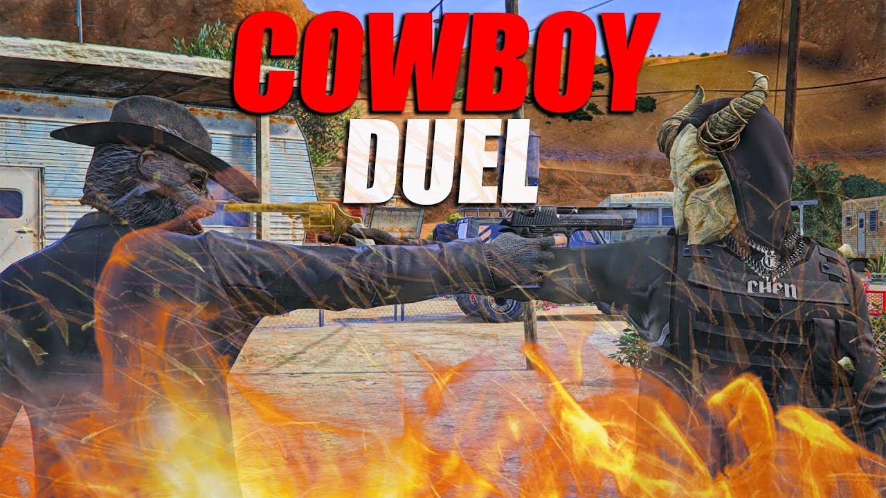 AKSI EPIC CHENT BOSS FIGHT MELAWAN GORILLA COWBOY DI LAS VENTURAS!!! -GTA V ROLEPLAY