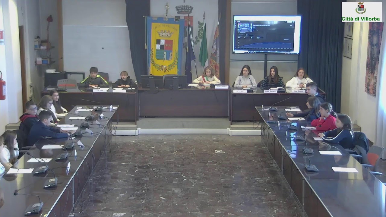 Consiglio Comunale dei ragazzi 10 novembre 2025 ore 09:00