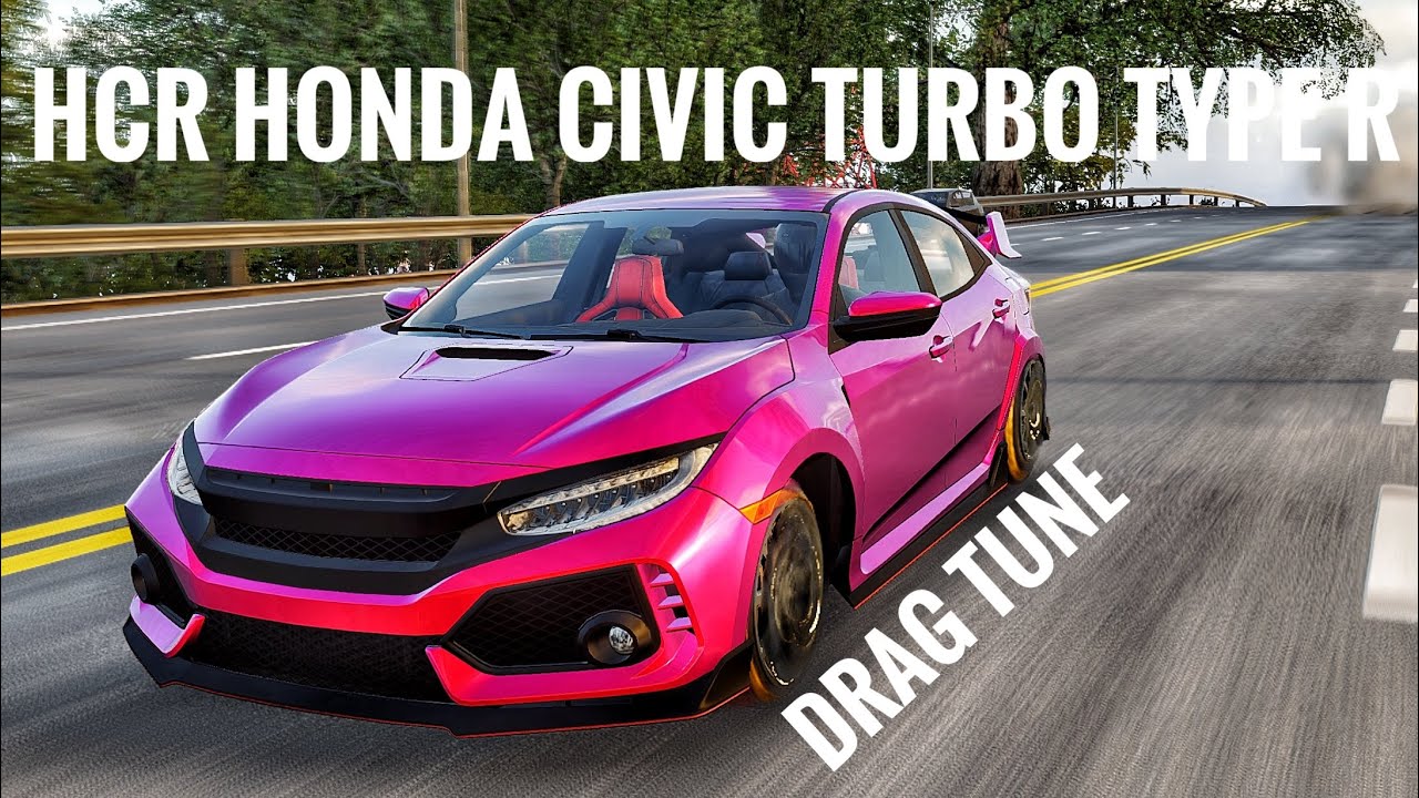 HCR (Honda Civic Turbo Type R) Gameplay CarX Street Tune Drag || CarX Street 1.3.1
