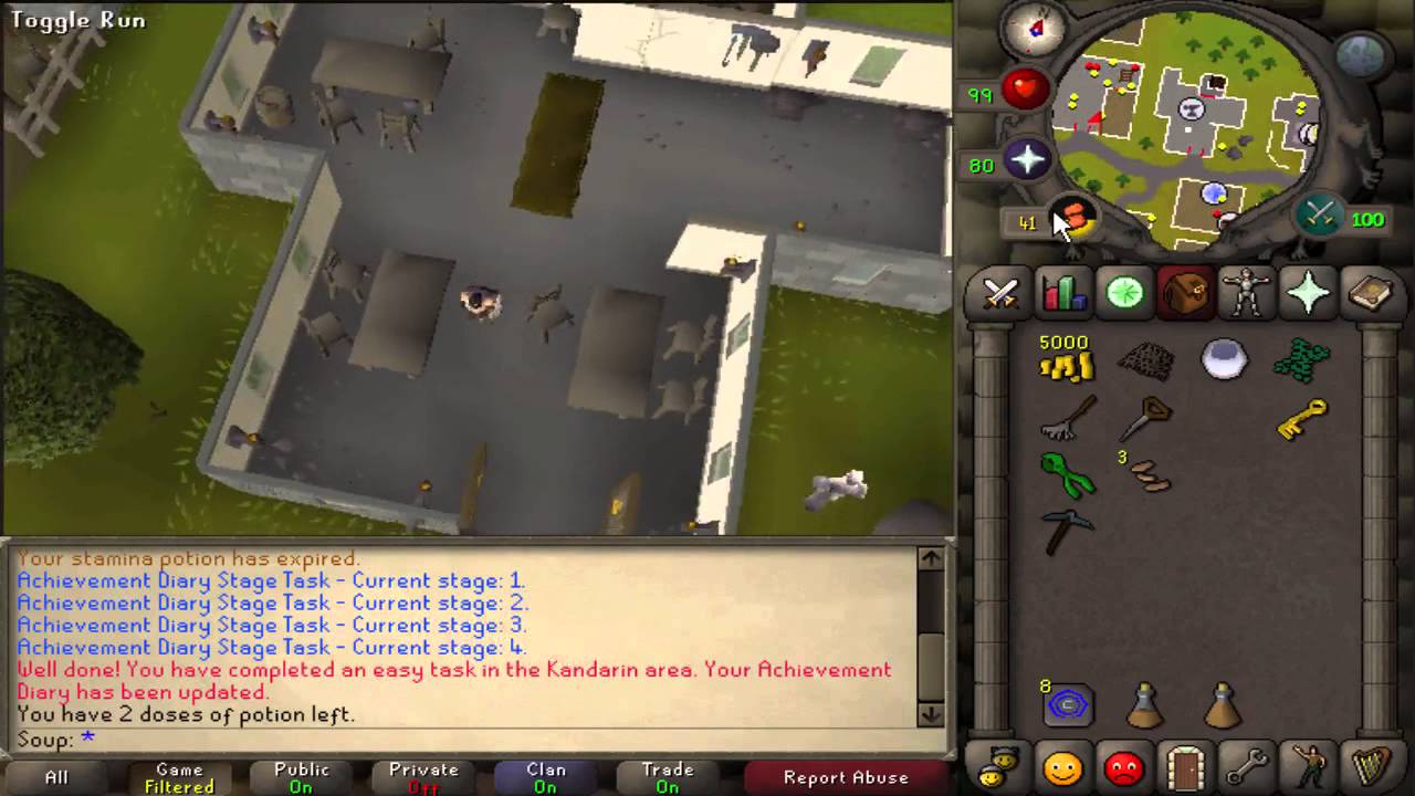 Kandarin Easy Achievement Diary Guide | Oldschool Runescape