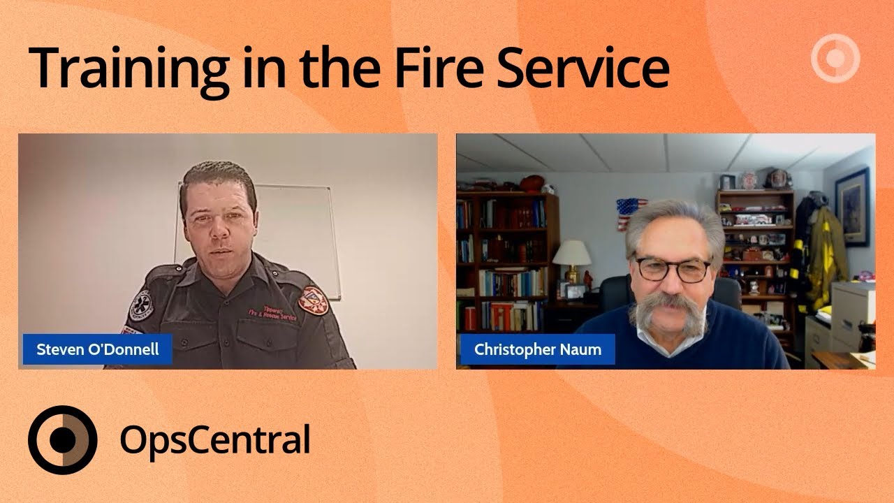 Fire service training for the modern day firefighter - Steven O'Donnell and Christopher Naum #OCLive