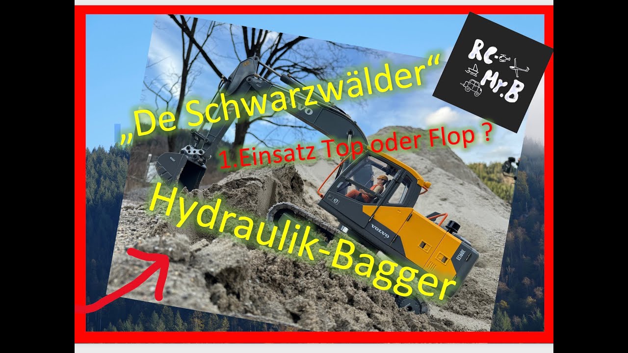 VOLVO EC160 E / Hydraulik Bagger / Double-E Hobby/ Im Test / Power oder nicht?/in 1:14/ FM-electrics