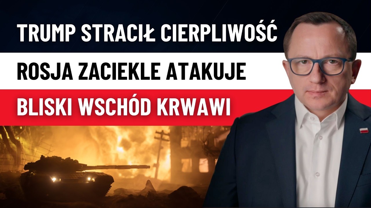 Zmasowany Atak Rosji na Ukrainę! Dezinformacja Wojenna Zełeńskiego i Ultimatum Trumpa!