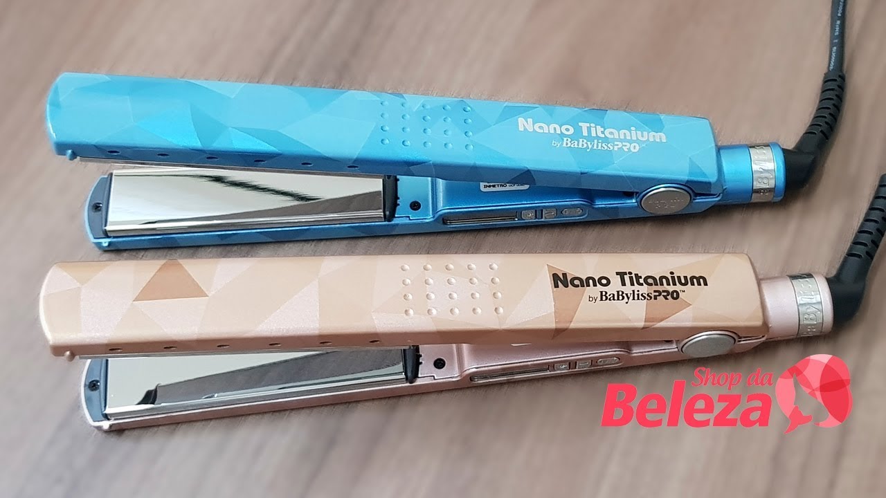 PRANCHA BABYLISS PRO NANO TITANIUM VETRO 2091 - SHOP DA BELEZA