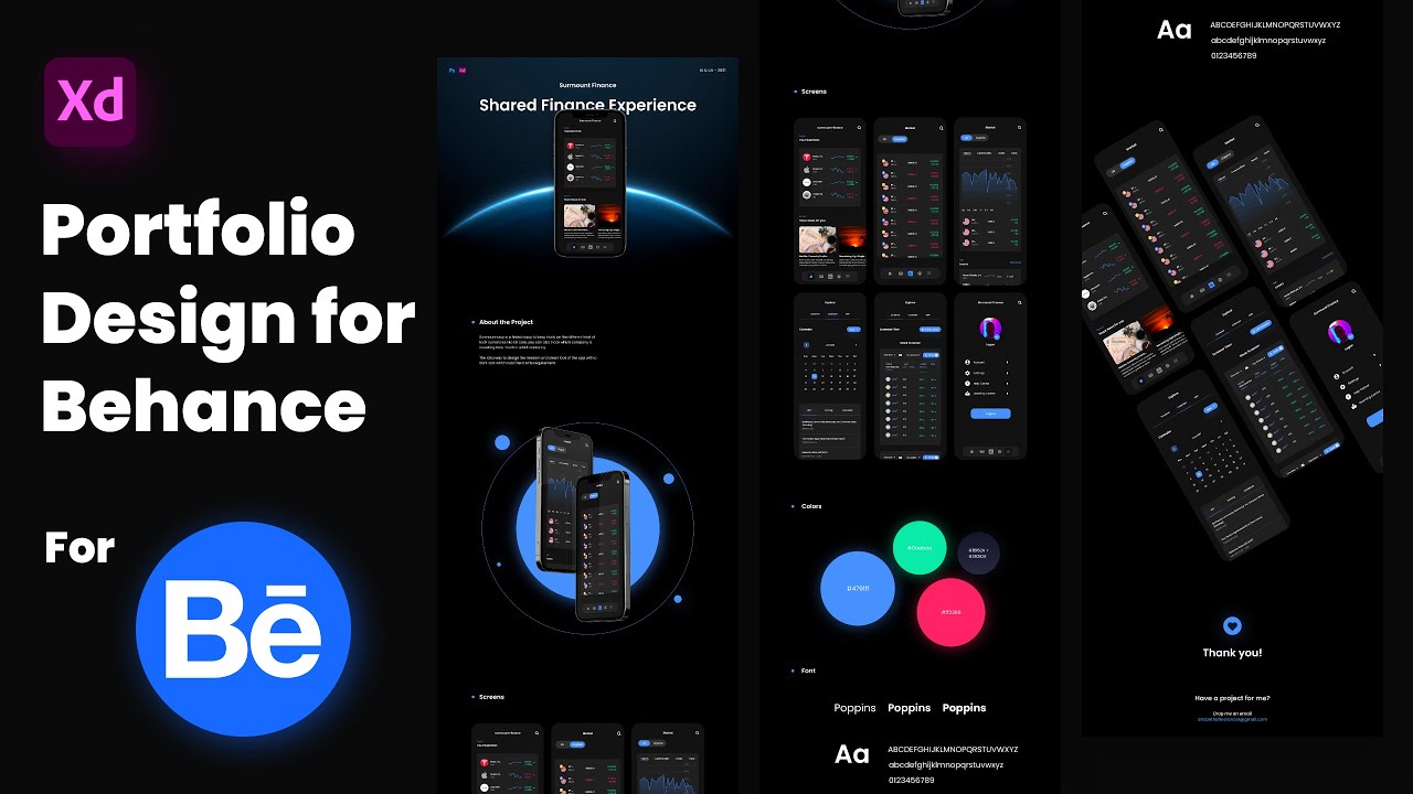 How to design UI/UX Portfolio Presentation for Behance (Jul 2021)