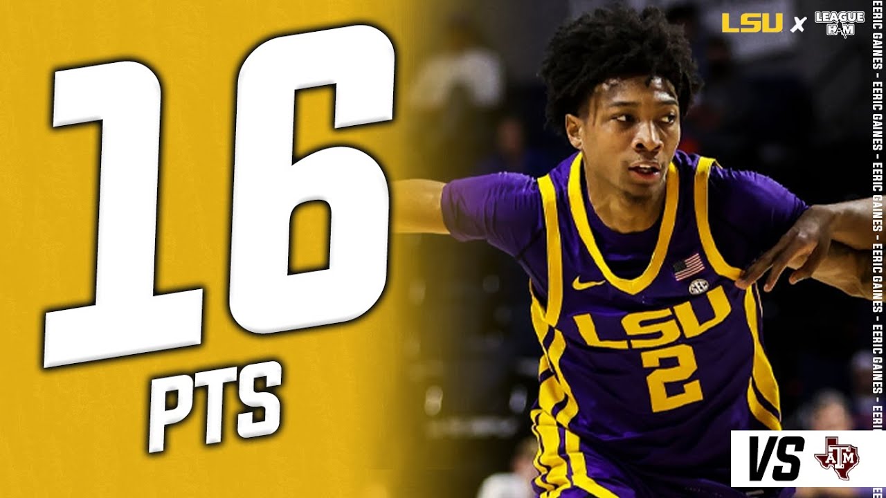 Eric Gaines 16 PTS 6 REB 4 STL & Game-Winning Block vs Texas A&M | 1.26.22 | Full Highlights
