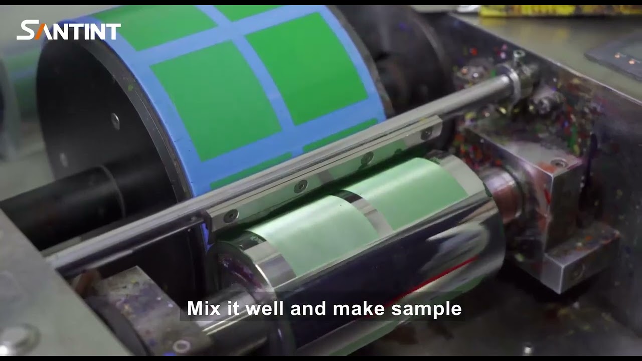 SANTINT ink formulation verification
