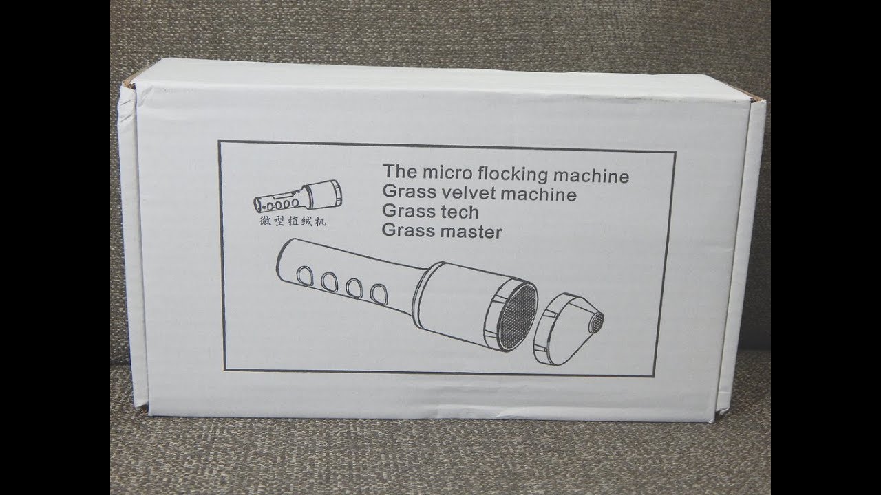 New Flocking Machine Unboxing & test
