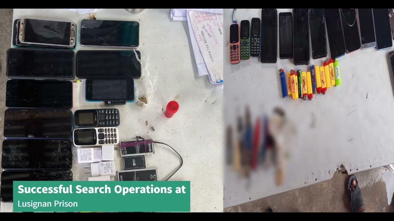 Successful Search Operations at  Lusignan Prison