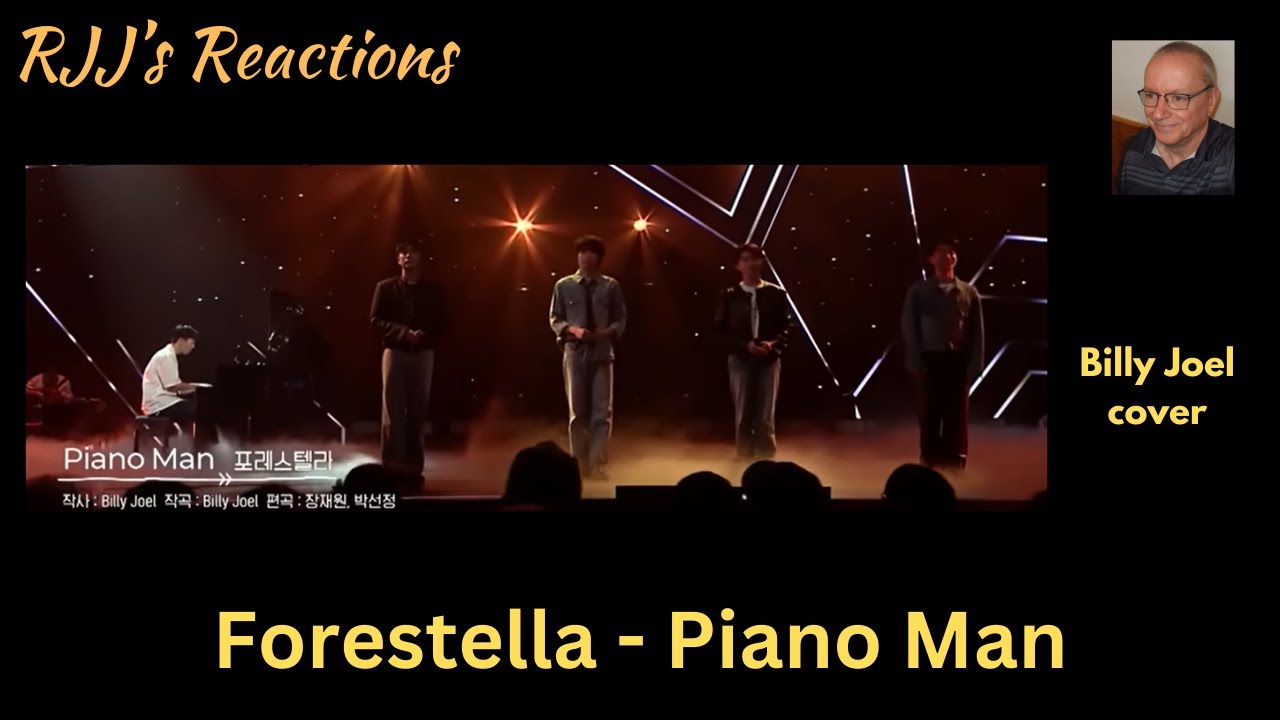 Forestella - Piano Man (кавер на Билли Джоэла) 🇨🇦 Реакция RJJ