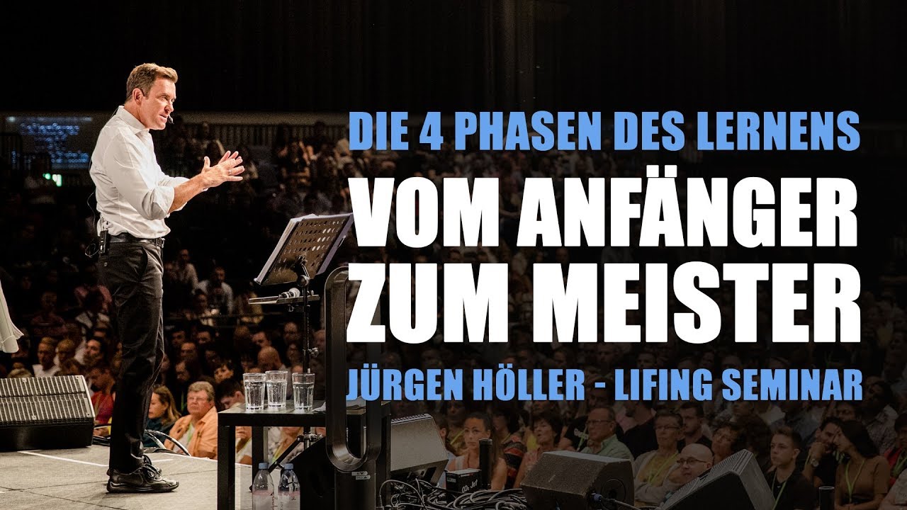 Die 4 Phasen des Lernens - Vom ANF&Auml;NGER zum MEISTER