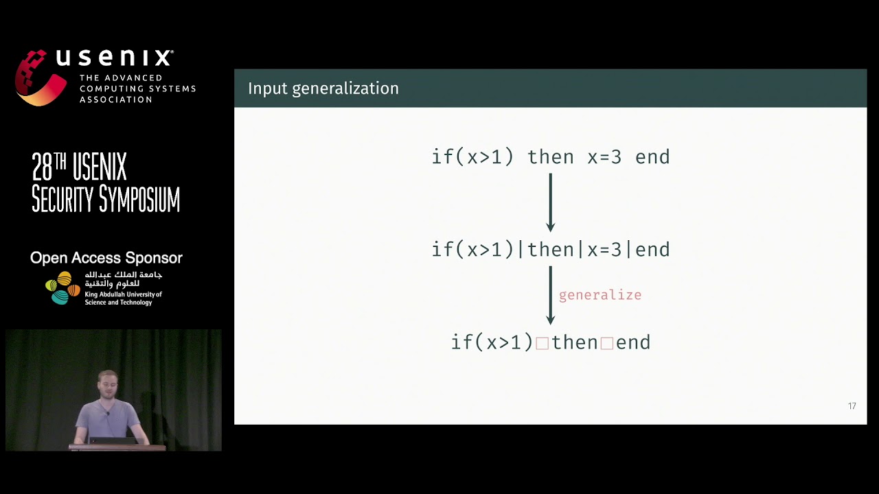 USENIX Security '19 - GRIMOIRE: Synthesizing Structure while Fuzzing