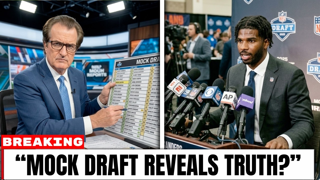 SHOCKING: What Cleveland’s Late Mock Draft Reveals About Shedeur Sanders’ Future
