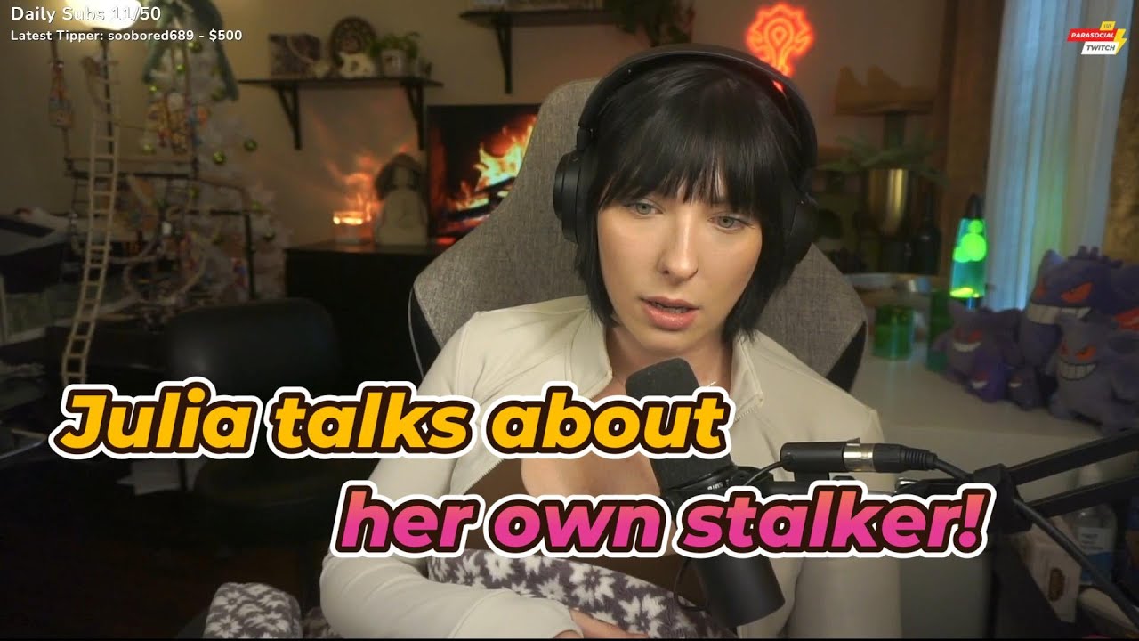 Julia addresses her own stalker and what she will do!