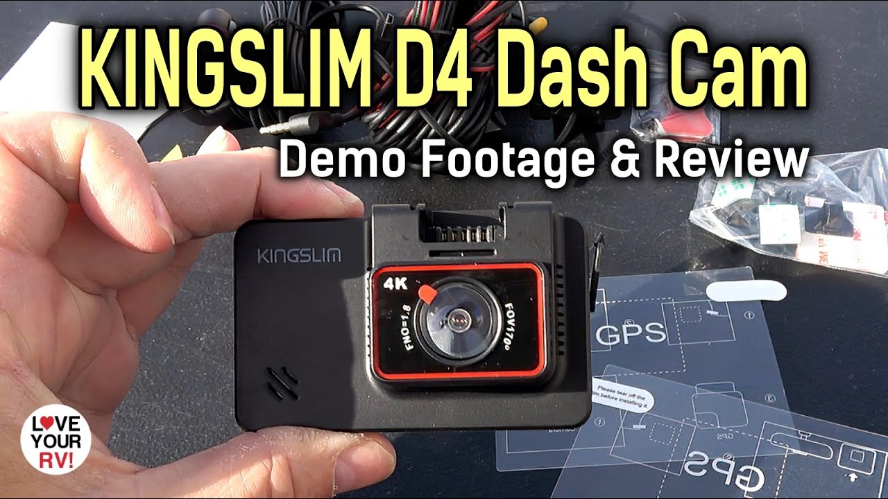 KINGSLIM D4 Dual Dash Cam -  Demo Footage & Review