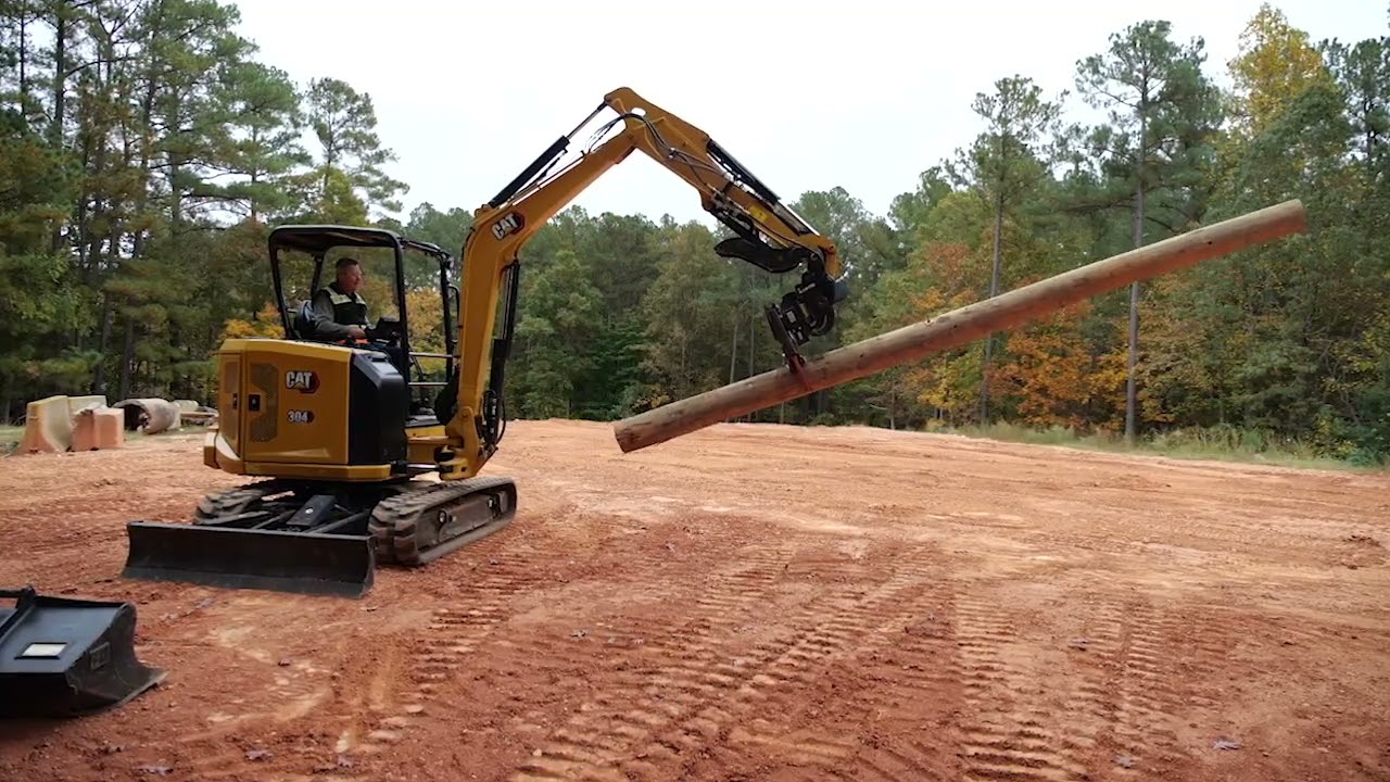 Cat® Next Generation 304 Mini Excavator With TRS4 (Stability)