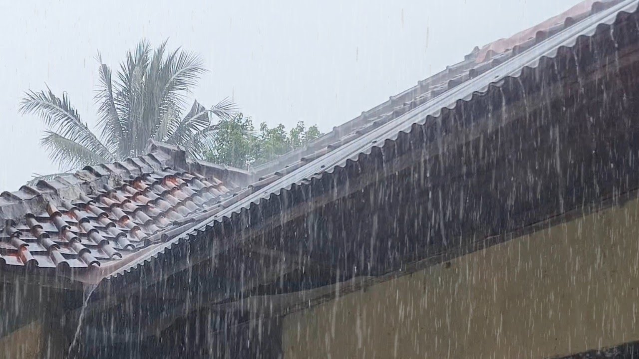 Soothing heavy rain sounds can help you fall asleep faster