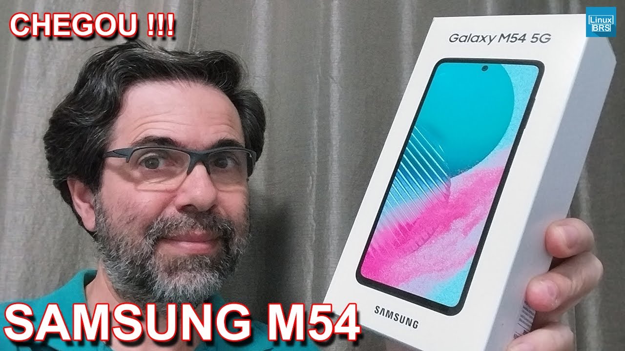 Chegou o Samsung Galaxy M54 5G | 6.000 mAh | 8 GB RAM | 256 GB Arm | Tela S. Amoled Plus - UNBOXING