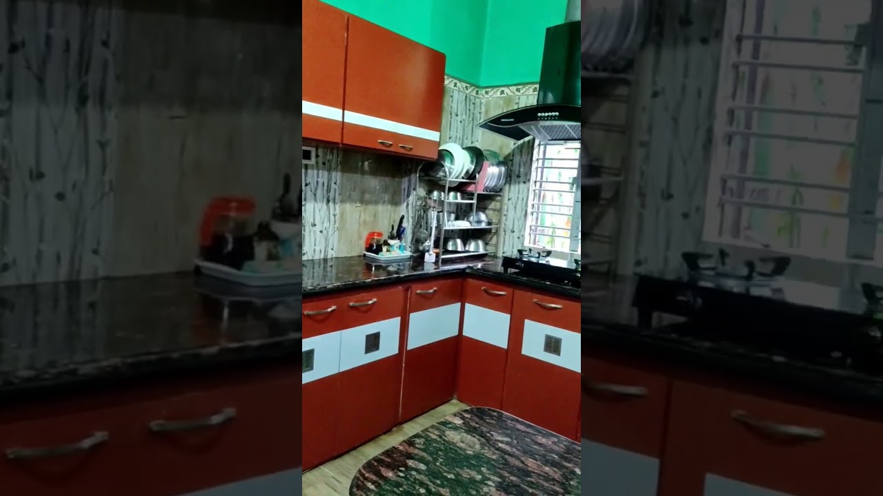 My Small Non Modular Kitchen Tour 😍 #shorts #kitchen #short #kitchendecoration #youtubeshorts