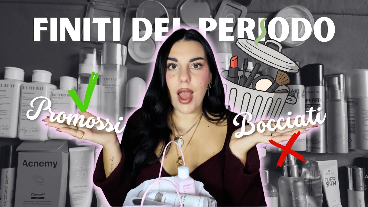 FINITI DEL PERIODO 🗑️✅ make-up, skincare, haircare 🫧🛍️