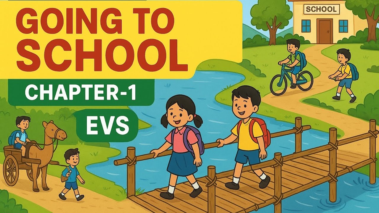 Class 4 | NCERT | EVS| Going to School