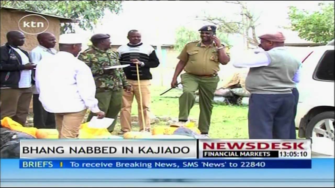 Police In Kajiado find more than 300 kilograms of Bhang smuggled into Kenya.