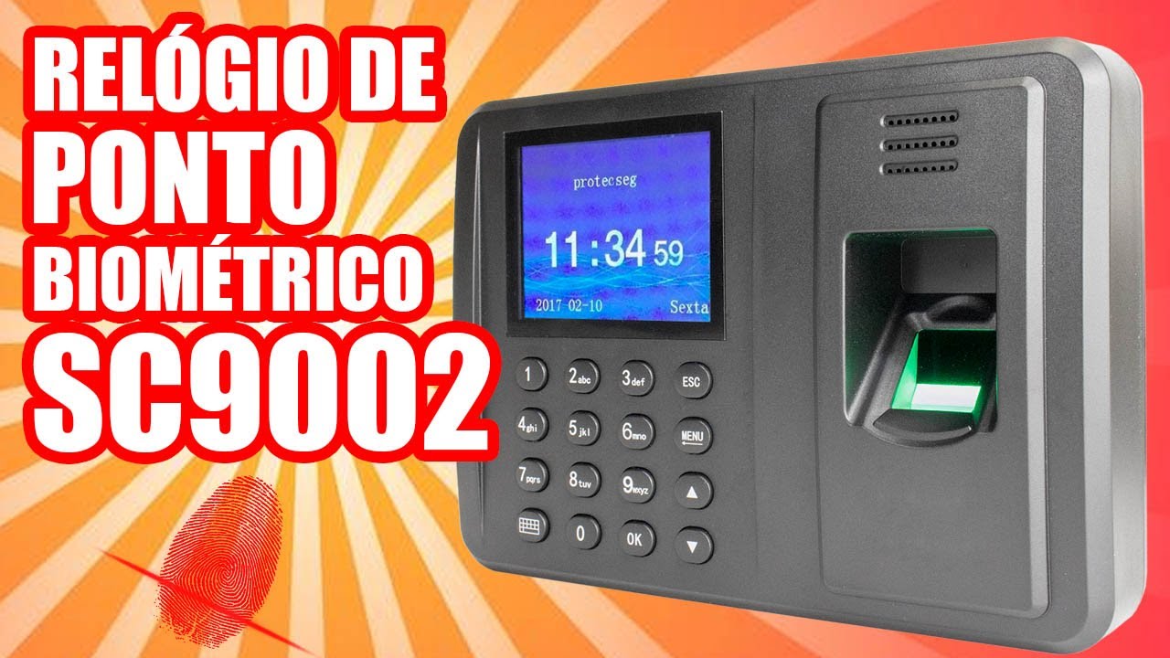 Como Configurar Relógio de Ponto Biométrico Até 600 Digitais SEMi SC9002
