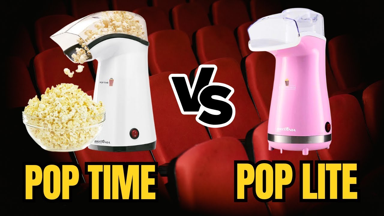 Pipoqueira Britânia POPTIME ou POPLITE Qual Comprar em 2025