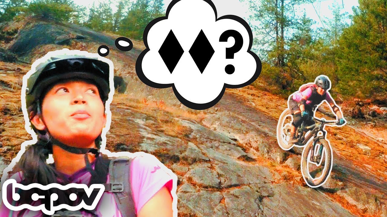 SHE SAYS IT'S NOT REALLY A DOUBLE BLACK | Riding Tower of Power in Pemberton, BC