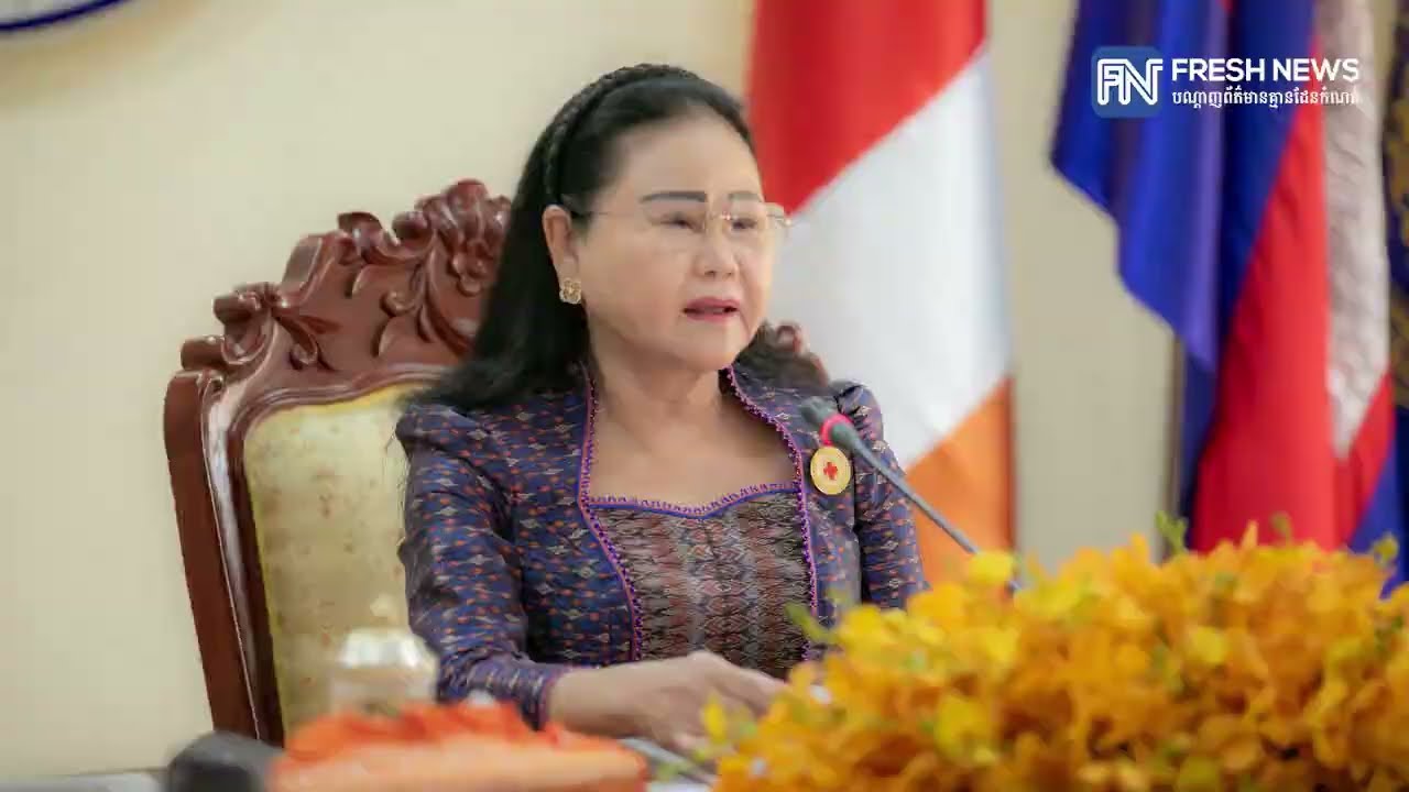 ក្បួនរថយន្ត ដឹកស្បៀង ដែលសម្តេចកិត្តិព្រឹទ្ធបណ្ឌិត ប៊ុន រ៉ានី ហ៊ុនសែន សម្រេចផ្តល់អំណោយមនុស្សធម៌...