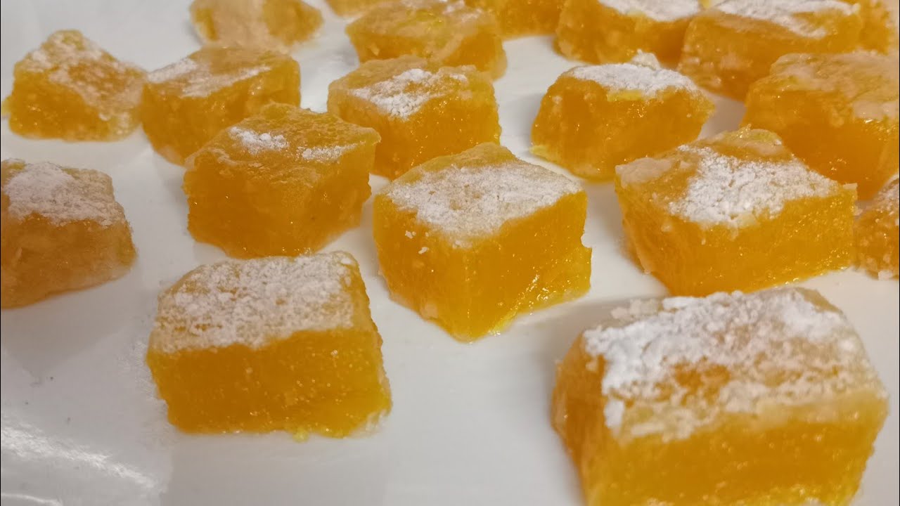 Mango Jelly Candy Recipe|सिर्फ 3चीजों से बनाए पके आम की जेली कैंडी