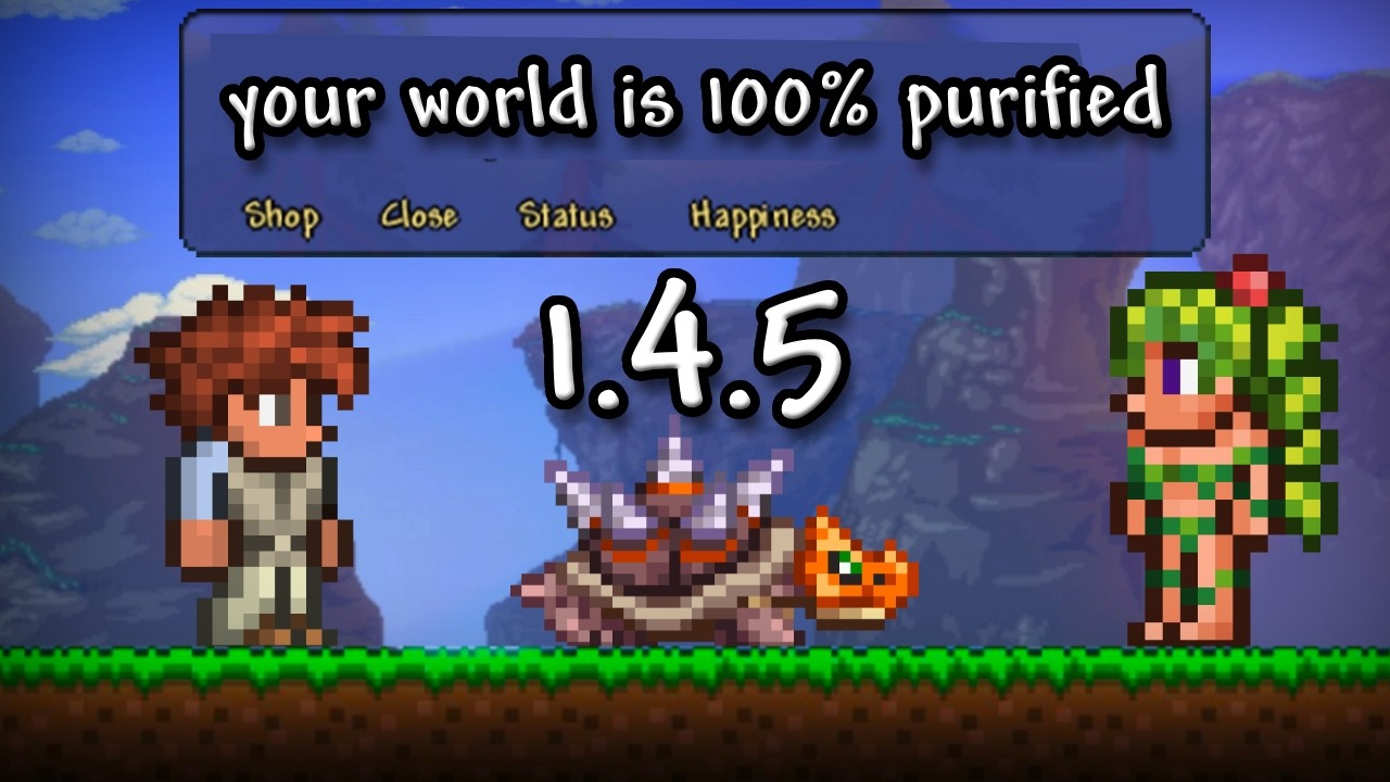 How to Purify your Terraria world in 1.4.5