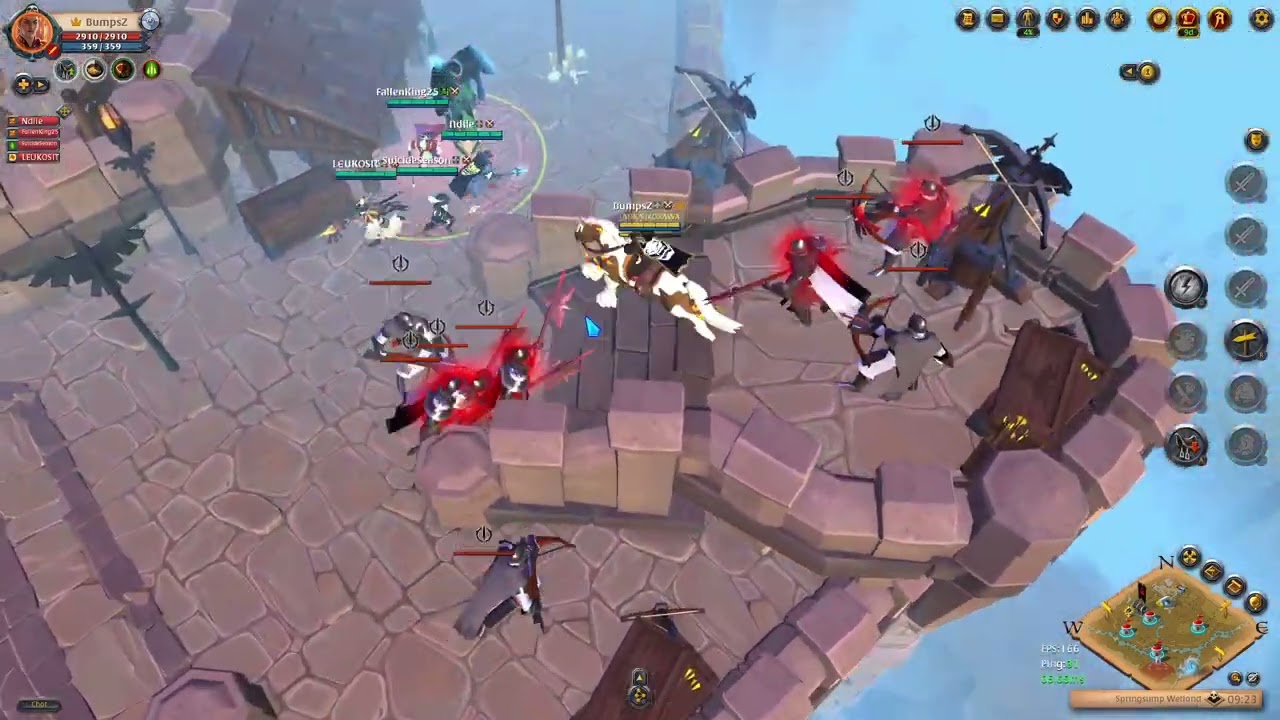 STATIC MORGANA PULL - ALBION ONLINE - (TANK POV)