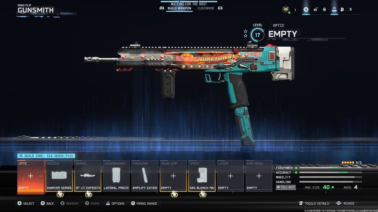 CoD BO7 Black Ops 7 & Warzone - Blueprint - SMG - VST - Dead Flip - Weapon Inspect