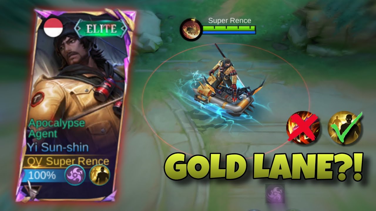 TRYING THE YI SUN SHIN GOLD LANE! META OR JUST HYPED? - MLBB