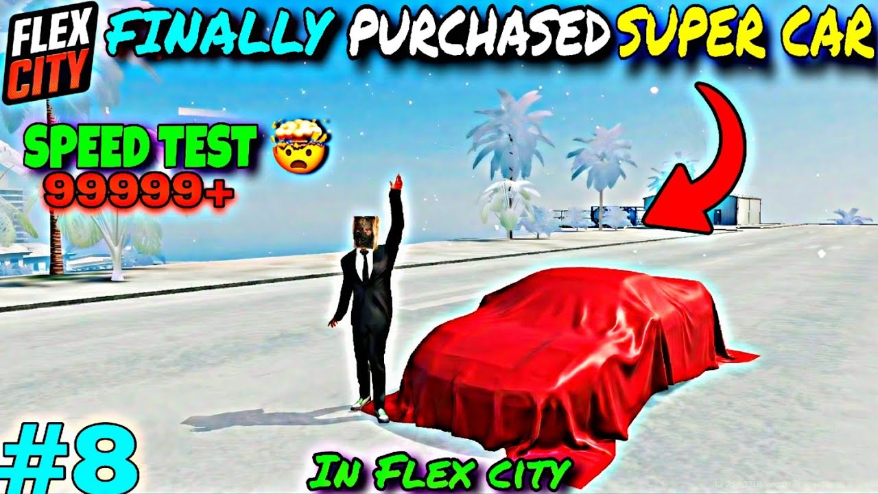 Finally Purchased My FIRST CAR in Flex City! 😱🚗 | Speed Test Result 🚀 Nakli Gamer Gameplay 