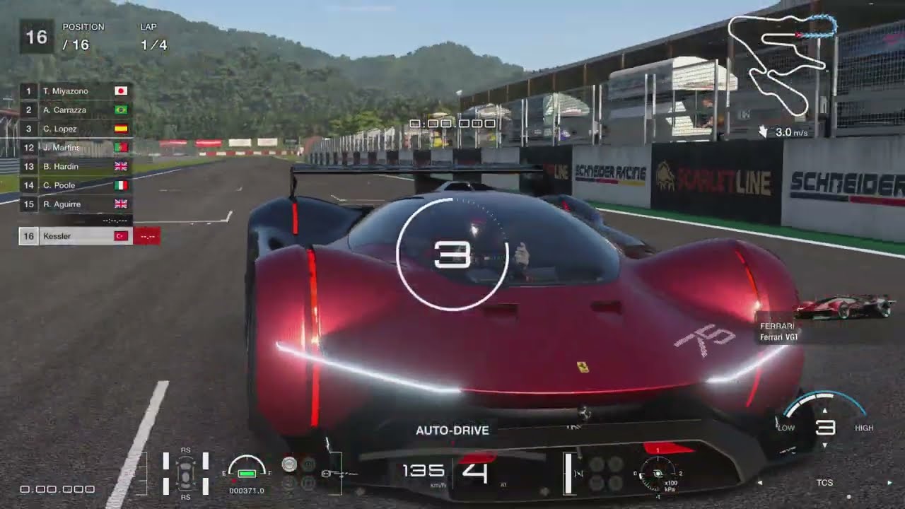 Gran Turismo 7_Hypercar Parade_Kyoto Driving Park_Ferrari VGT