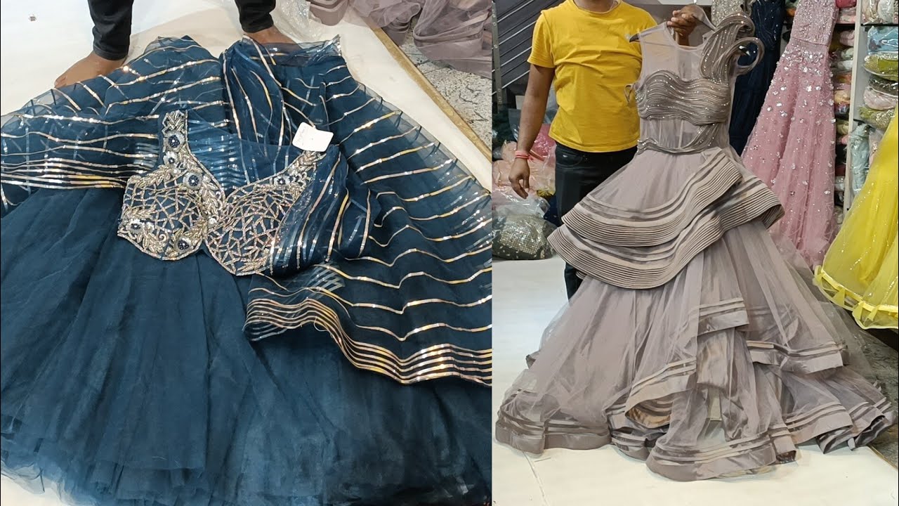 chickpet Bangalore bridal Lehangas & gowns||Single piece courier available