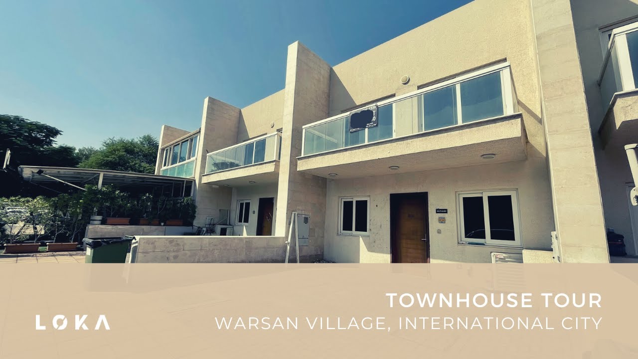 Townhouse Tour | Warsan Village, International City, Dubai | Three Bedroom Townhouse