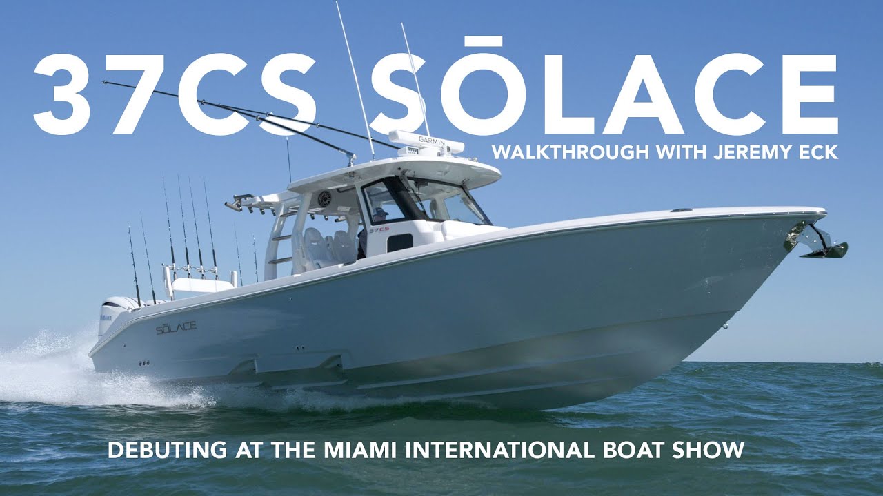 Дебют на международной выставке лодок в Майами: 37CS от Sōlace Boats