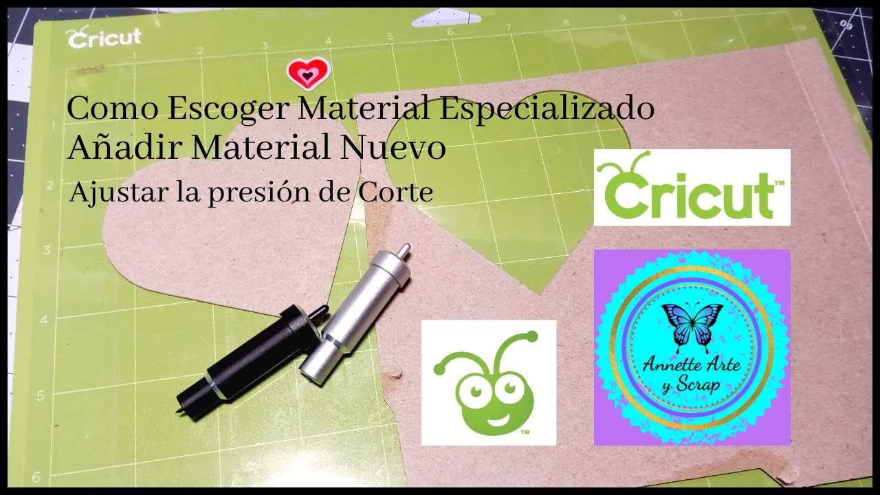 Como Escoger Material Especializado, Añadir Material Nuevo y Ajustar Presión de Corte