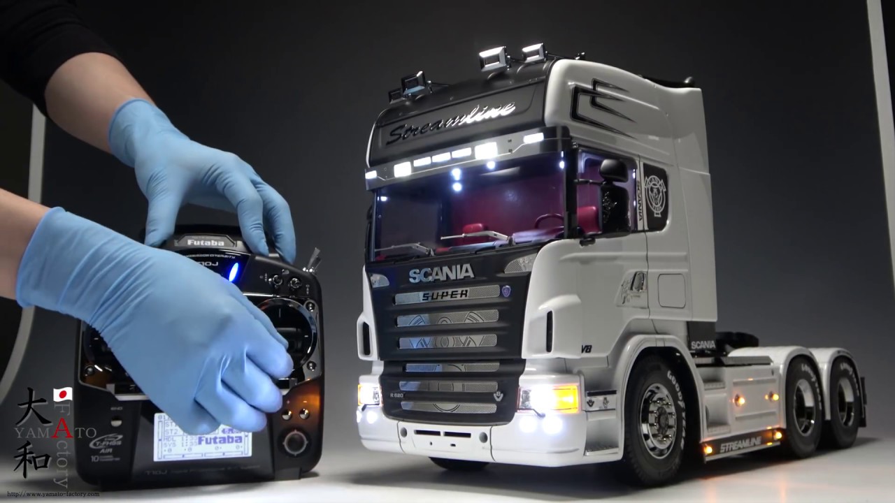 Amazing RCTruck  TAMIYA 1/14 SCANIA R620 Custom  MFC01 ＋ Futaba T10J　4K