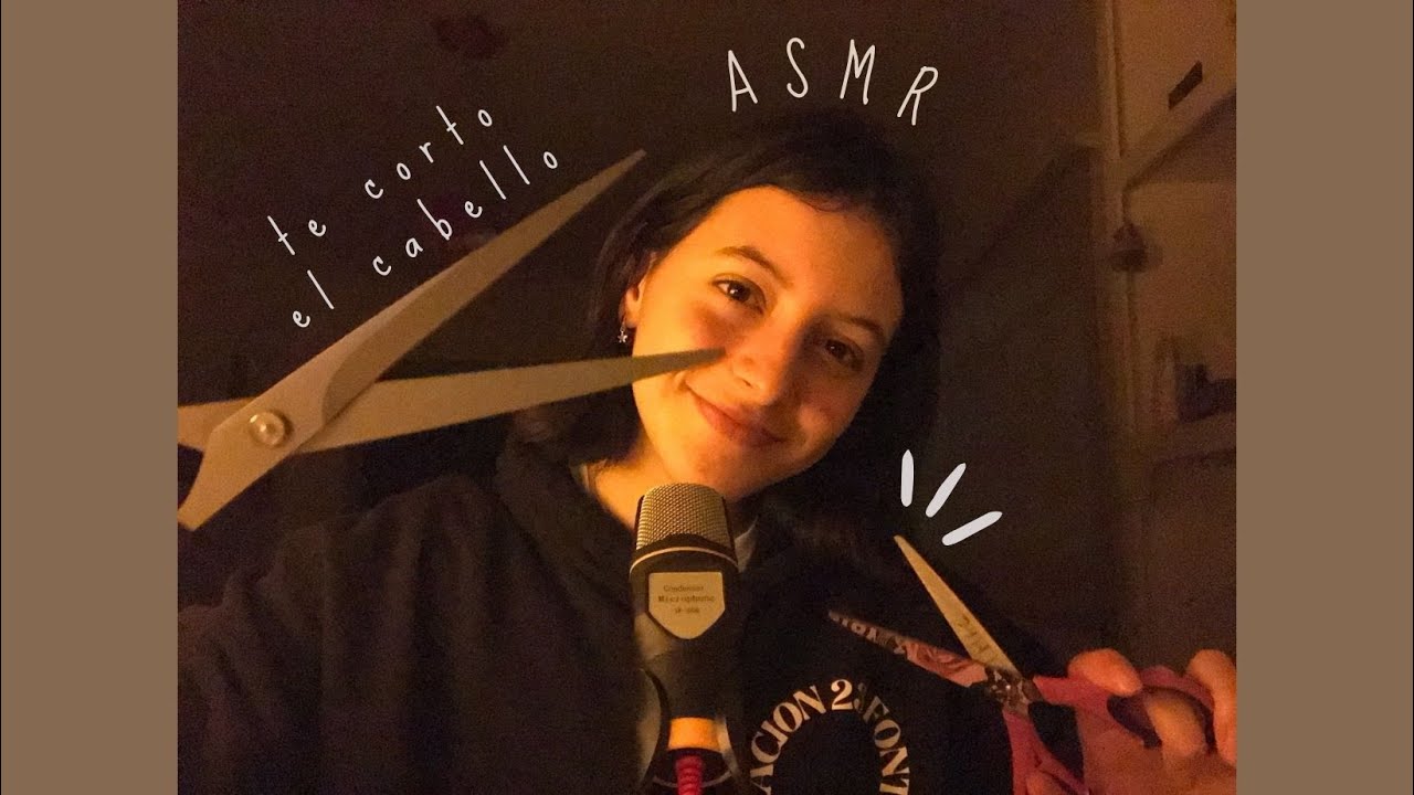 ASMR •te corto el cabello•