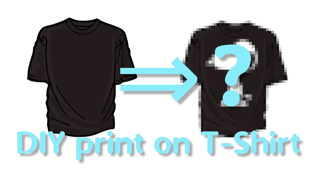 DIY Print on T- Shirt with mod podge!