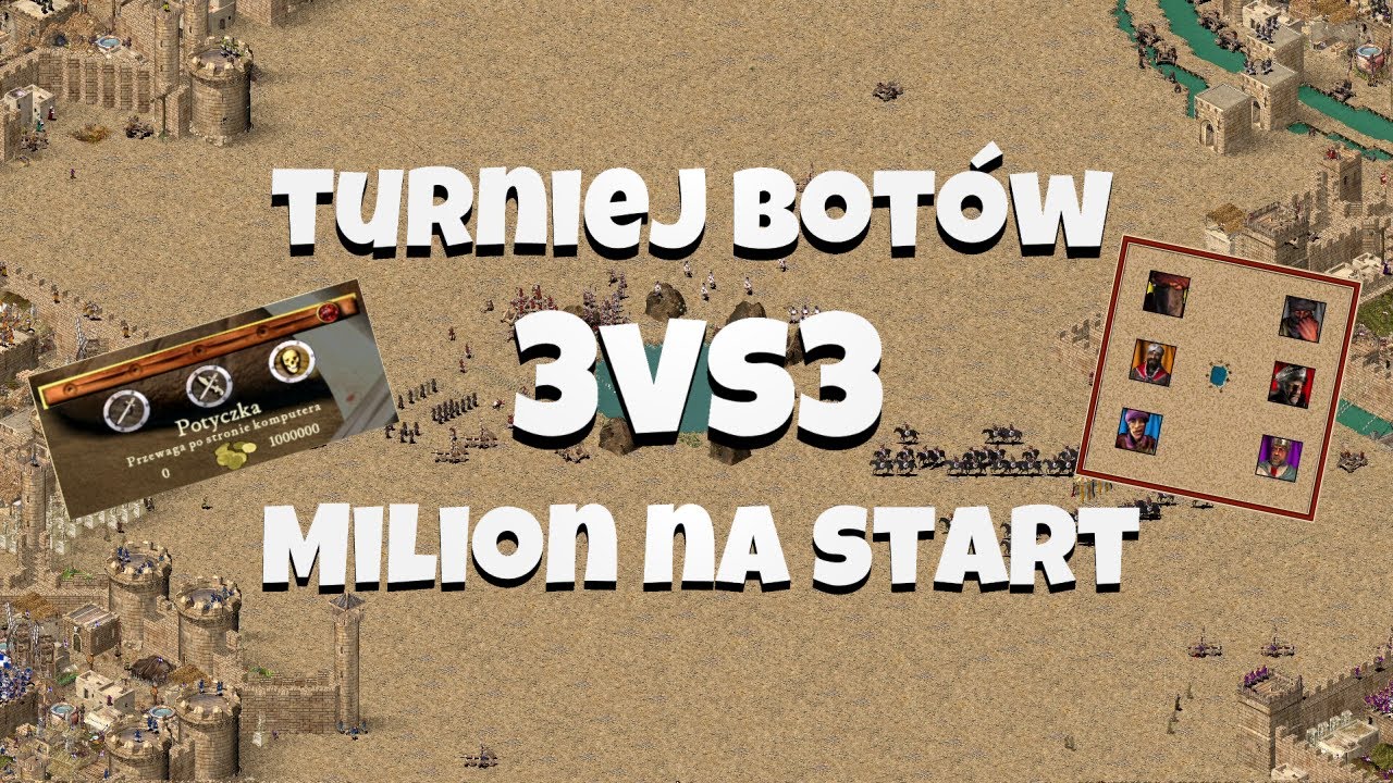 Takich zwrotów akcji jeszcze NIE BYŁO! Turniej botów 3vs3! Twierdza Krzyżowiec Extreme!