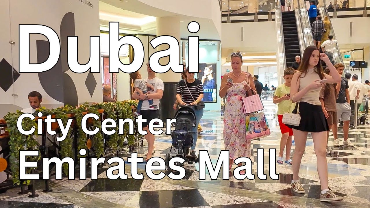 Dubai [4K] Mall of the Emirates, City Centre Walking Tour 🇦🇪