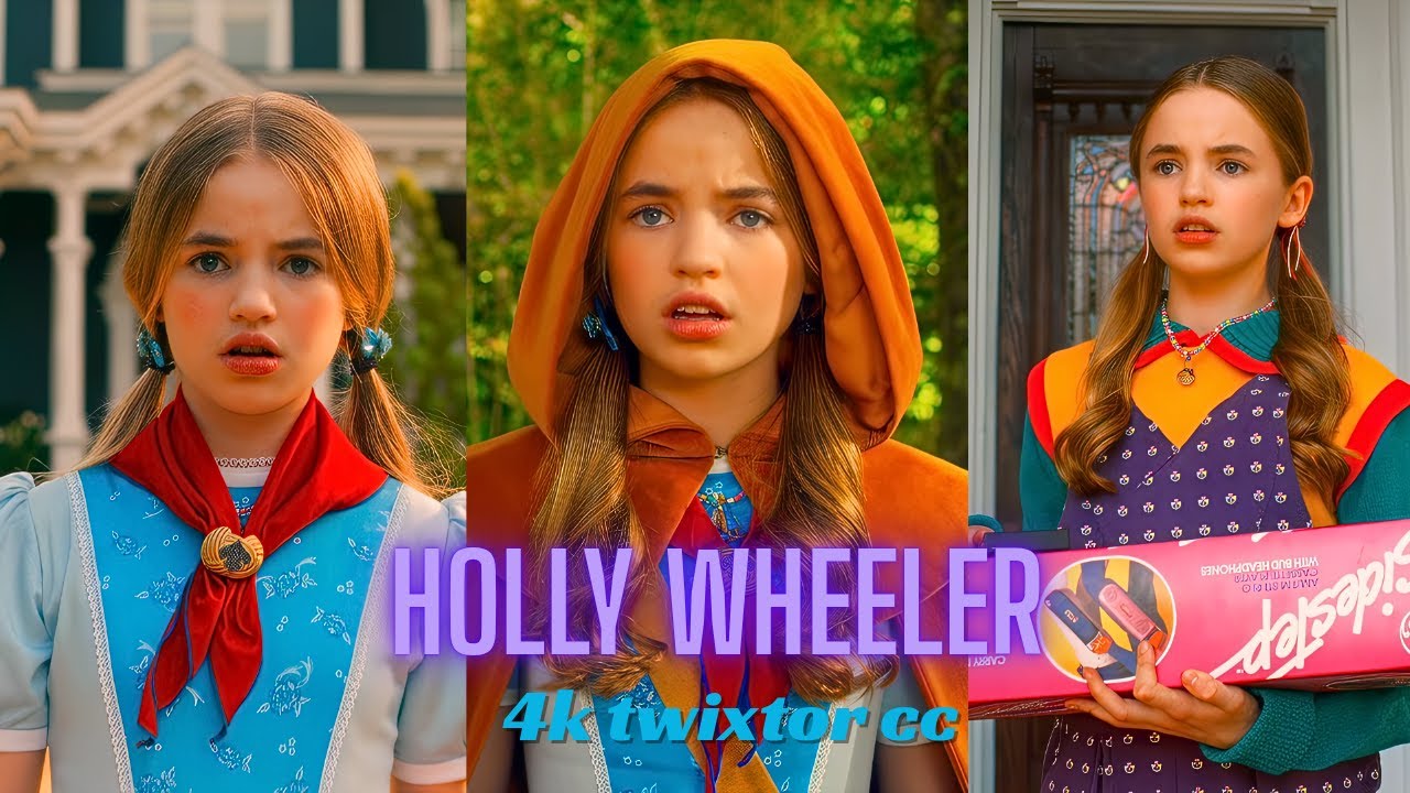 Holly Wheeler 4K Twixtor CC Scene Pack | Stranger Things S05 Free Clips for Editing
