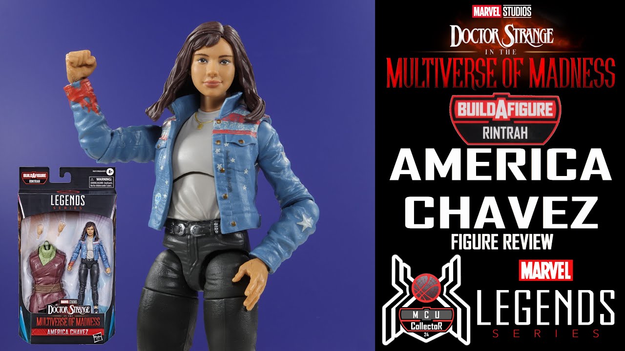 Marvel Legends AMERICA CHAVEZ Doctor Strange in Multiverse of Madness Rintrah BAF MCU Figure Review