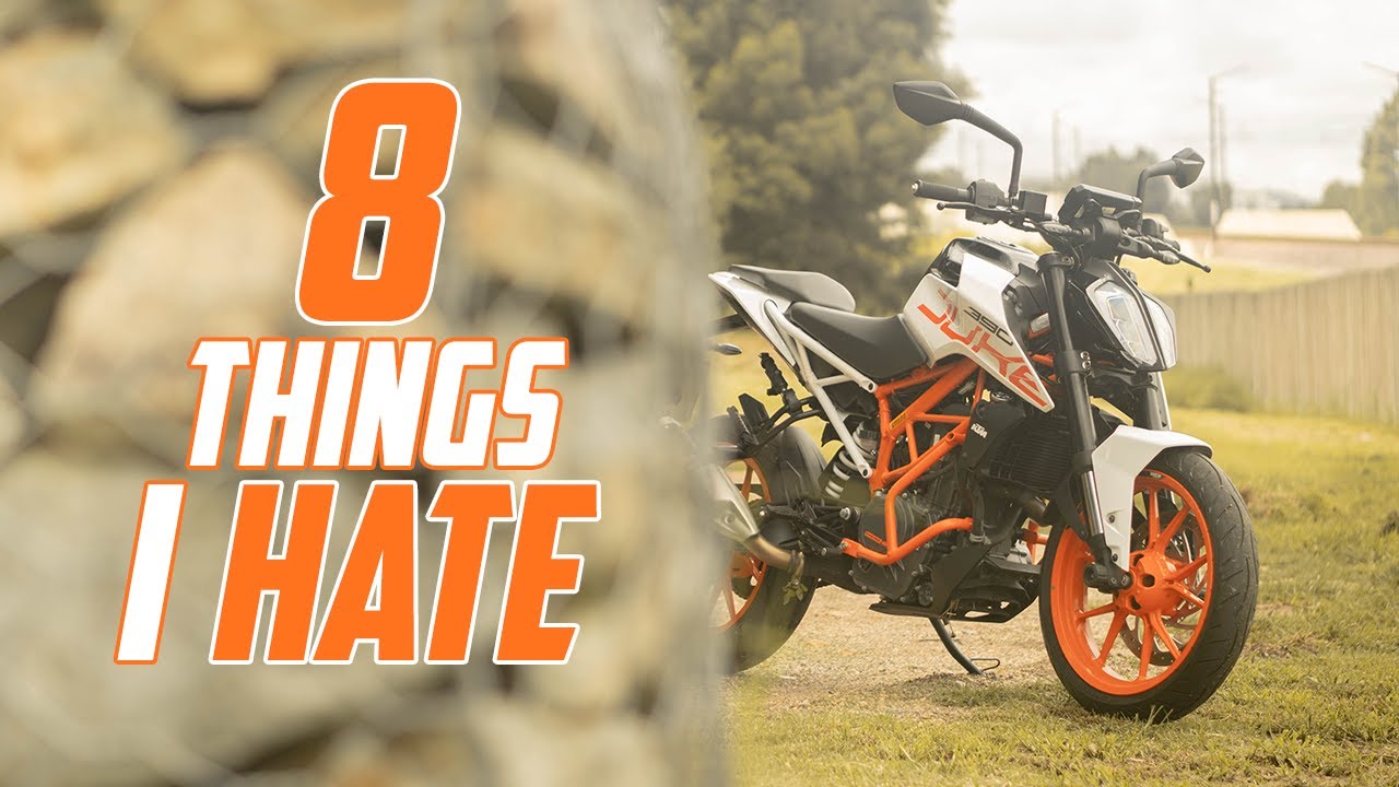 8 вещей, которые я НЕНАВИЖУ в своем KTM 390 Duke